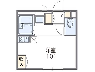 レオパレスＣｒｅｓｔの物件間取画像